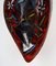Italienische Design Keramik Schale mit Frau Motiv, 1960er 3