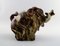 Grande Figurine Happy Baby Elephant en Grès par Knud Kyhn 2