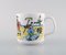 Rörstrand Cups and Plate in Porcelain with Pippi Longstocking Motifs, Set of 5 5