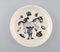 Rörstrand Cups and Plate in Porcelain with Pippi Longstocking Motifs, Set of 5 2
