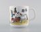 Rörstrand Cups and Plate in Porcelain with Pippi Longstocking Motifs, Set of 5 6