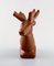 Glazed Ceramic Deer Figure by Lisa Larson for Jie Stengods-Ateljé, Image 2