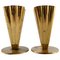 Brass Vases from Ystad Metall, 1950s, Set of 2 1