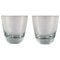 Vodka Glass in Clear Art Glass by Tapio Wirkkala for Iittala, 1960s, Set of 2 1