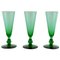 Green Art Glass by Simon Gate for Orrefors, Set of 3 1