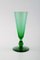 Bicchiere Green Art in vetro di Simon Gate per Orrefors, set di 3, Immagine 2