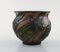 Glasierte Steingut Vase in modernem Design von Kähler, HAK, 1930er 2