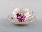 Hand Painted Herend Porcelain Coffee Cups with Saucers, 1950s, Set of 4, Image 2