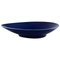 Ceramic Blue Flame Bowl by Hertha Bengtson for Rörstrand, 1960s, Image 1