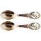 Christmas Spoons from Grann and Laglye, 1944, Set of 2 1