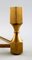 Gusum Metal Candleholder in Brass for 3 Lights, Image 2