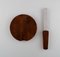 Teak Cutting Board with Built-in Knife by Jens Harald Quistgaard, 1960s, Image 4