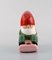 Elf on a Sledge in Glazed Stoneware Candleholder by Lisa Larson for Gustavsberg 2