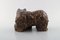 Scandinavian Ceramist Figure of Brown Bear in Glazed Stoneware 5