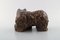 Skandinavische Keramikfigur eines Braunen Bären aus glasiertem Steingut 5