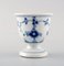 Blau Gerippte Egg Cups aus Porzellan von Bing & Grondahl, 20th Century, 4er Set 2