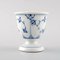 Blau Gerippte Egg Cups aus Porzellan von Bing & Grondahl, 20th Century, 4er Set 3