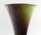 Ystad Brons Art Deco Vase in Patinated Bronze, 1940s 2