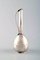 Small Modernistic Orchid Vase of Sterling Silver by C. C. Hermann 3