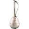 Kleine modernistische Orchid Vase aus Sterlingsilber von CC Hermann 1
