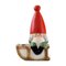 Elf on a Sledge in Glazed Stoneware Candleholder by Lisa Larson for Gustavsberg, Late 20th Century 1