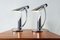 Chrome Tharsis Foldable Chrome Table Lamps by Luis Pérez de la Oliva for Fase, 1973, Set of 2, Immagine 2