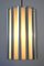 Aluminium Fins Deckenlampe, 1960er 2