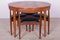 Mid-Century Teak Dining Table & 4 Chairs Set by Hans Olsen for Frem R 1