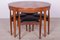 Mid-Century Teak Dining Table & 4 Chairs Set by Hans Olsen for Frem Røjle, 1950s, Imagen 1