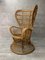 Wicker Armchair by Lio Carminati for Casa e Giardino, 1960s, Imagen 1