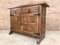 Spanish Carved Dark Walnut Tuscan 2-Drawer Credenza, 1940s 5