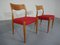 Chaises de Salon en Chêne, Danemark, 1960s, Set de 2 3
