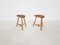 Danish Pine Stools in the Style of Rainer Daumiller, 1960s, Set of 2 2