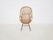 Dutch Rattan Lounge Chair from Rohe Noordwolde, 1960s 3
