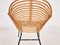 Dutch Rattan Lounge Chair from Rohe Noordwolde, 1950s 7
