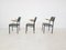 Dutch Metal Stackable Armchairs Attributed to Gijs Van Der Sluis, 1960s, Set of 3, Image 2