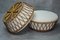 Wicker Poufs, 1960s, Set of 2 4