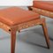 Swedish Hunting Chair and Stool Set by Uno & Östen Kristiansson, 1950s, Set of 2 10