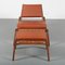 Swedish Hunting Chair and Stool Set by Uno & Östen Kristiansson, 1950s, Set of 2, Image 2