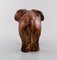 Großer Elefant aus glasiertem Steingut von Knud Kyhn für Royal Copenhagen, 1940er 3