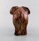 Large Elephant in Glazed Stoneware by Knud Kyhn for Royal Copenhagen, 1940s 3