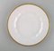 Dinner Plates in Porcelain with Gold Border from Royal Copenhagen, 1990s, Set of 6, Image 2