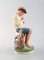 Vintage Porcelain Young Boy Figurine in Overglaze from Royal Copenhagen, Image 3