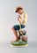 Vintage Porcelain Young Boy Figurine in Overglaze from Royal Copenhagen 2