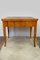Extendable Biedermeier Birch Dining Table with Leather Top, Immagine 10