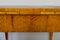 Extendable Biedermeier Birch Dining Table with Leather Top, Image 11