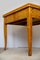 Extendable Biedermeier Birch Dining Table with Leather Top, Immagine 7