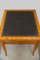 Extendable Biedermeier Birch Dining Table with Leather Top, Imagen 18