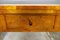 Extendable Biedermeier Birch Dining Table with Leather Top 6