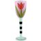 Large Hand-Painted Wine Glass by Ulrica Hydman Vallien for Kosta Boda, 1980s 1